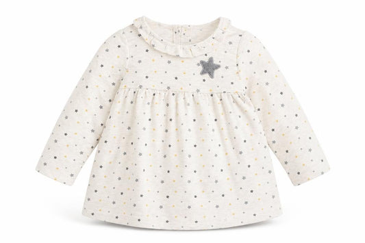 Front view of Tu Baby White A-Line, size 12-18, Months