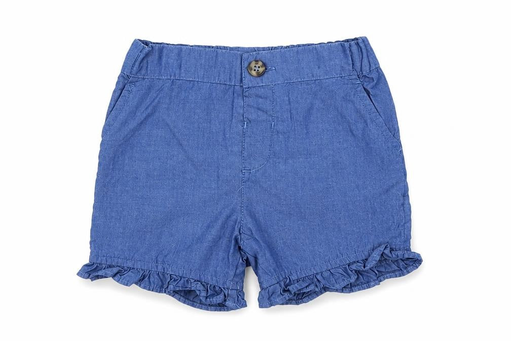 Marks and Spencer Baby Blue   Cropped Trousers Size 6-9 Months