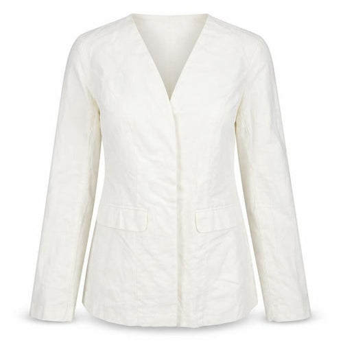 JustFab Womens White   Jacket  Size XS