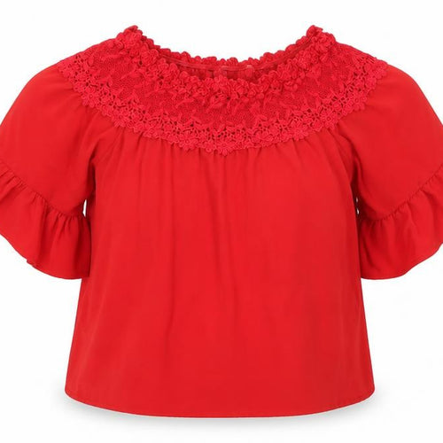 Quiz Womens Red   Basic Blouse Size 8