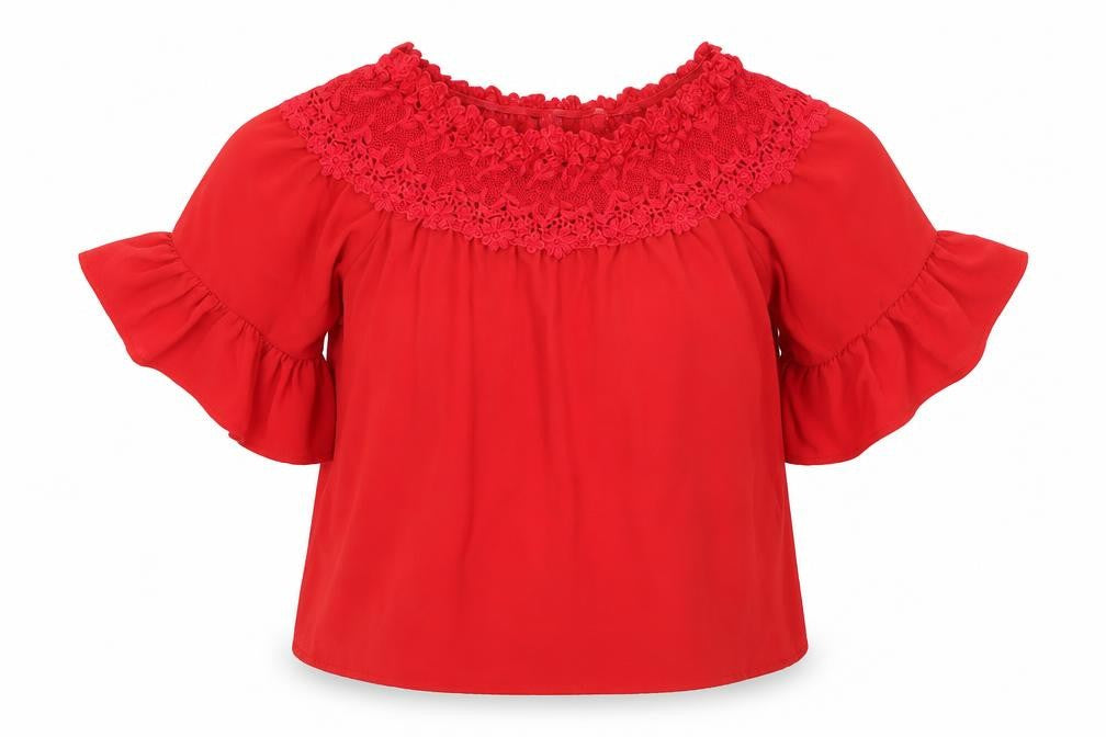 Quiz Womens Red   Basic Blouse Size 8