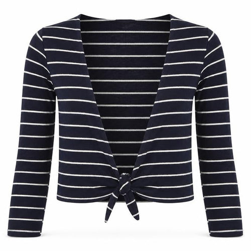 Primark Womens Black Striped  Cardigan Jumper Size XS