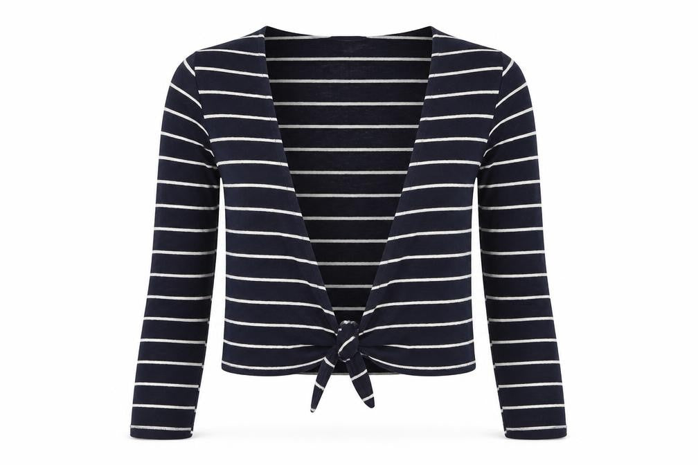 Primark Womens Black Striped  Cardigan Jumper Size XS