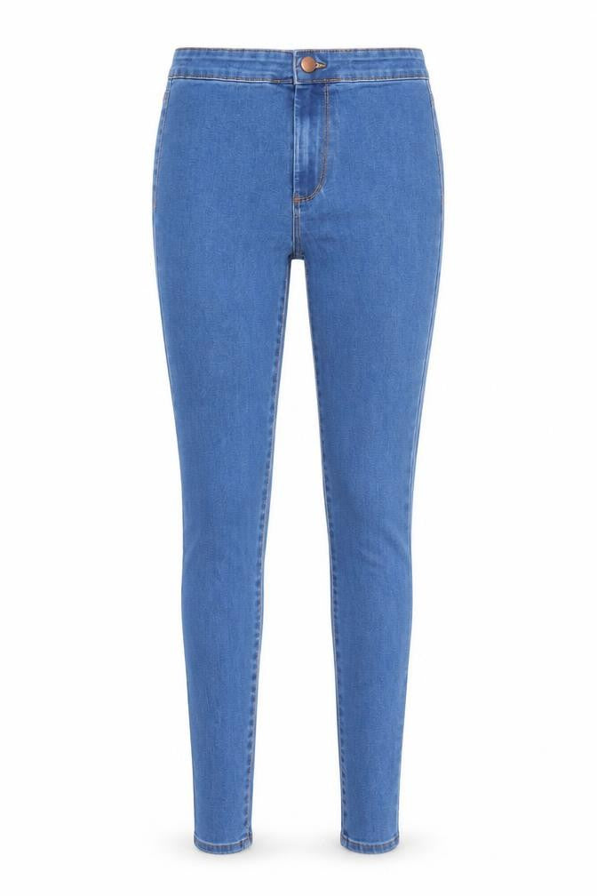 Denim & Co. Womens Blue   Skinny Jeans Size 8 L28 in