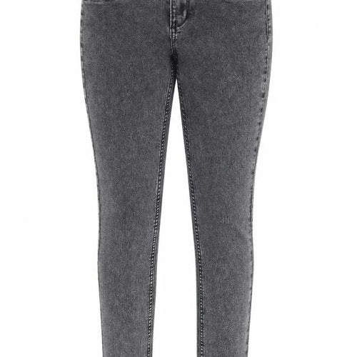 Preworn Girls Grey  Denim Skinny Jeans Size 12-13 Years