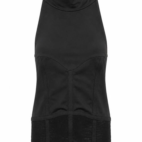 Femme Luxe Womens Black   Basic Tank Size 8  - Backless