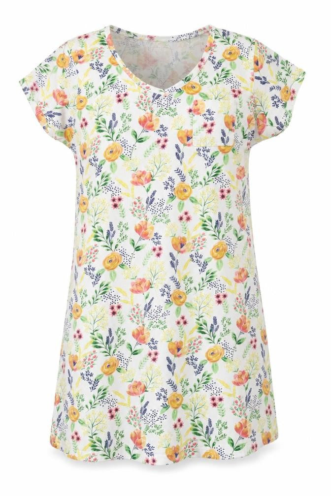 Matalan Womens White Floral  Capri Dress Size S