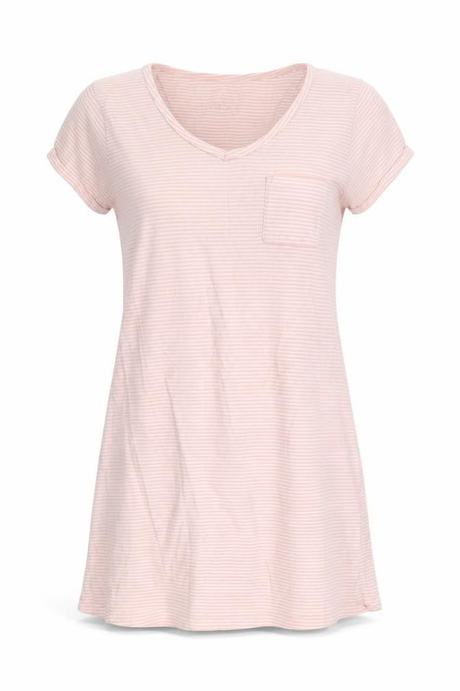 Matalan Womens Pink Striped  Capri Dress Size S