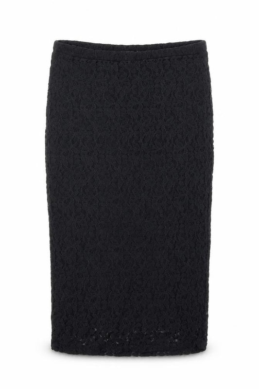 Front view of G21 women’s black straight & pencil skirt, size UK 12