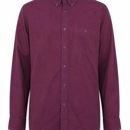Debenhams Mens Purple Striped   Button-Up Size M