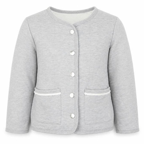 Carrement Beau Girls Grey   Jacket  Size 6 Years