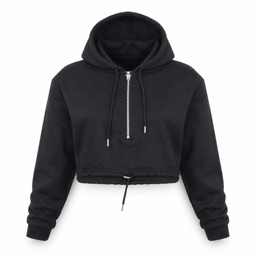 I SAW IT FIRST Womens Black   Pullover Hoodie Size 6
