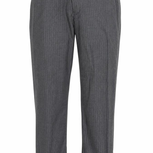 Debenhams Mens Grey Striped  Dress Pants Trousers Size 36 in L28 in