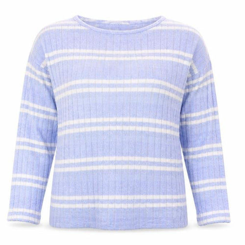 George Womens Blue Striped  Pullover Jumper Size 12