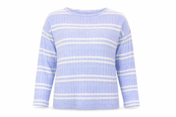George Womens Blue Striped Pullover Jumper Size 12