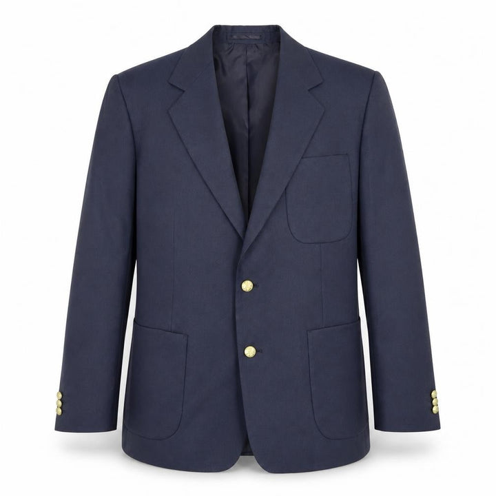 Cheems Mens Blue Jacket Suit Jacket Size 46