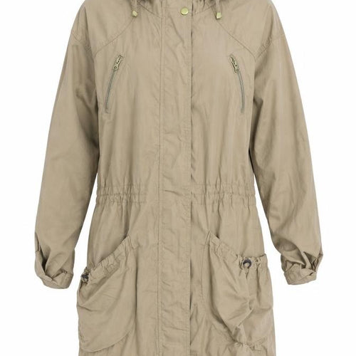 New Look Womens Brown   Rain Coat Coat Size 6