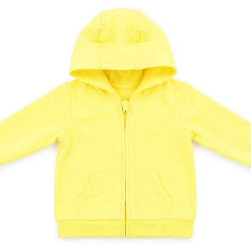 George Baby Yellow   Full Zip Jumper Size 12-18 Months