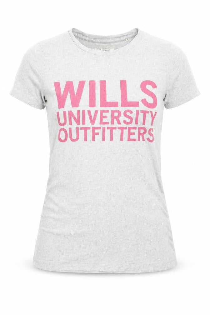 Jack Wills Womens Grey Basic T-Shirt Size 8