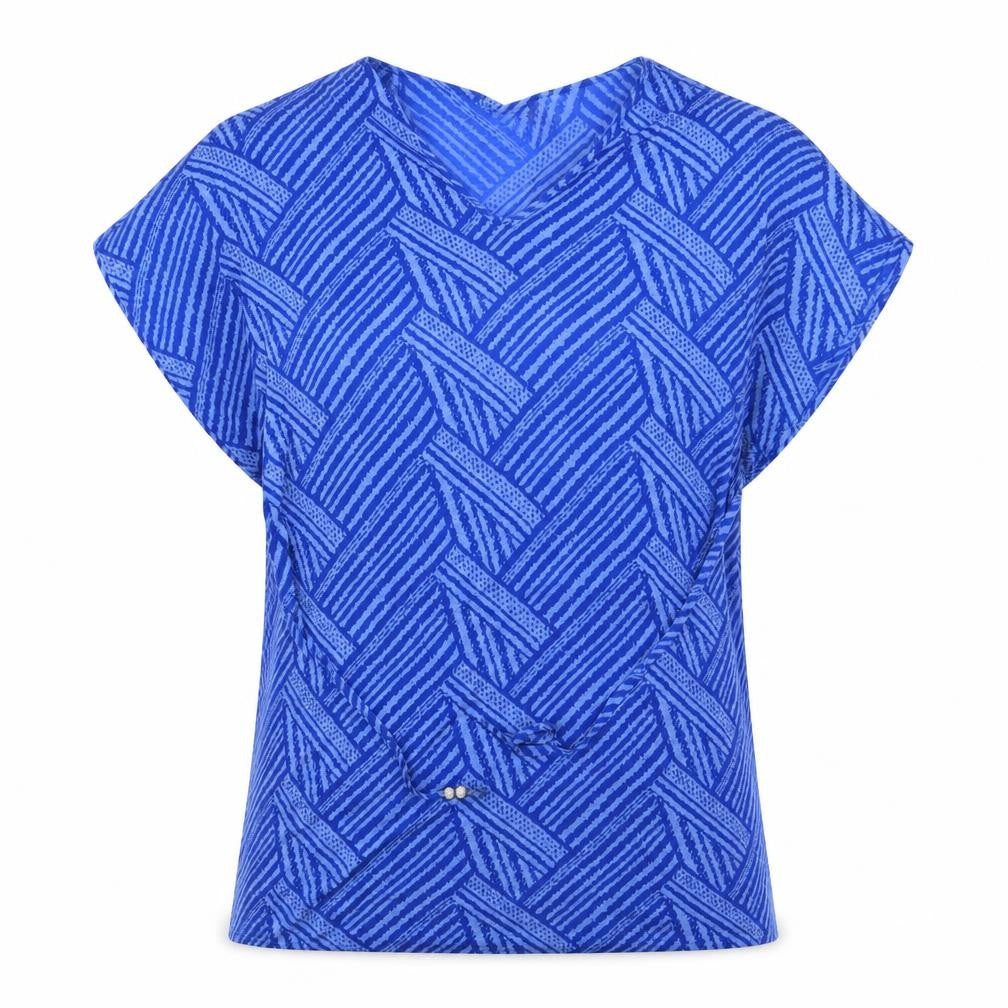 Primark Womens Blue Striped  Jersey T-Shirt Size 6
