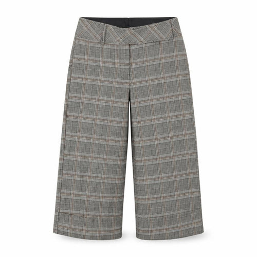 Preworn Womens Grey Check  Cropped Trousers Size 8 L20 in