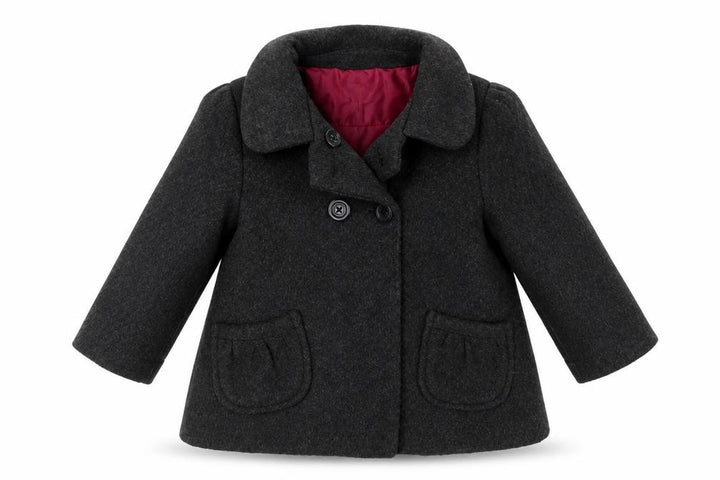 Gap Girls Grey Overcoat Coat Size 3 Years