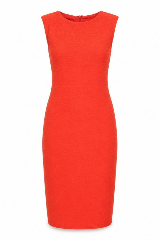 Front view of Primark women’s red a-line, size UK 8