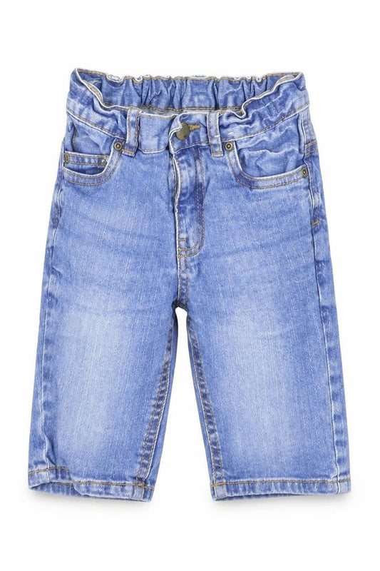 Front view of Tu girls’ blue straight jeans, size 4, years