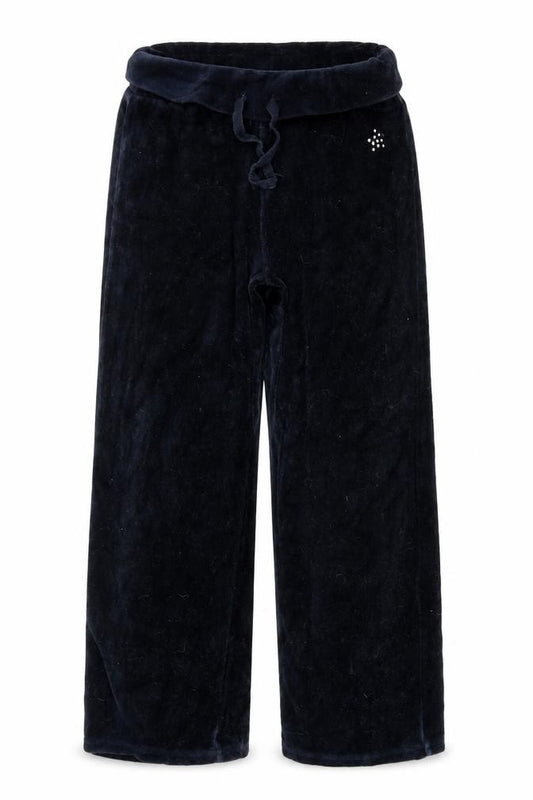 Front view of Cherokee girls’ black jogger trousers, size 6-7, years