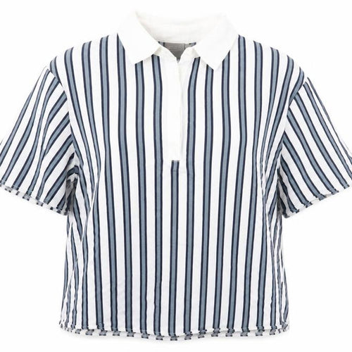 ASOS Womens Ivory Striped  Basic Blouse Size 10