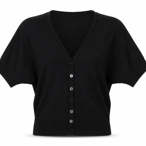 F&F Womens Black  Knit Cardigan Jumper Size 10