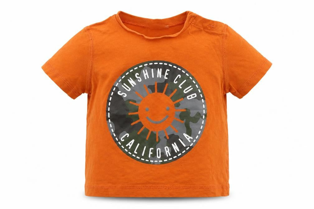 F&F Baby Orange   Pullover T-Shirt Size 12-18 Months