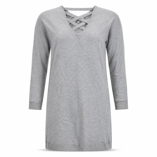 Preworn Womens Grey   T-Shirt Dress  Size S