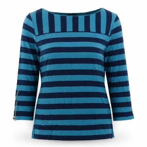 Talbots Womens Multicoloured Striped  Pullover Sweatshirt Size L