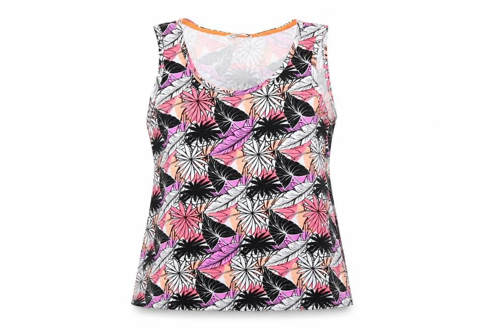 Pep & Co Womens Pink Floral  Basic Blouse Size 10