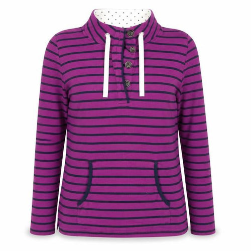 Bm Casual Womens Multicoloured Striped  Pullover Jumper Size M