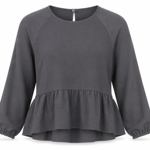 New Look Womens Grey   Tunic Blouse Size 12
