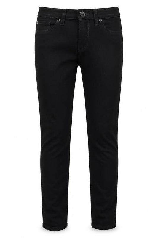 Front view of Gap girls’ black skinny jeans, size 10, years