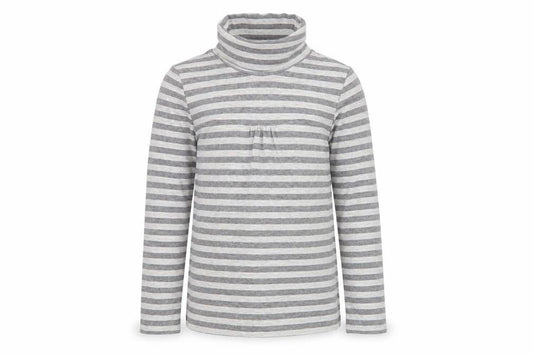 NEXT Girls Grey Striped  Pullover Jumper Size 8 Years