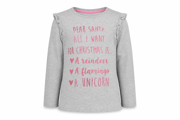 George Girls Grey   Basic T-Shirt Size 4-5 Years