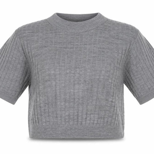 PRETTYLITTLETHING Womens Grey   Pullover Jumper Size S