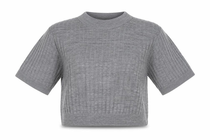 PRETTYLITTLETHING Womens Grey   Pullover Jumper Size S