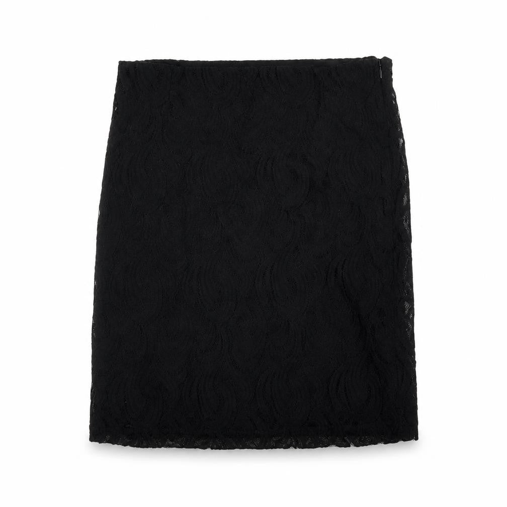 Items Womens Black   A-Line Skirt Size L