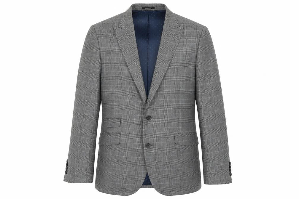 Cedarwood State Mens Grey Jacket Suit Jacket Size 36