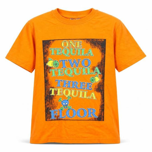 RDX Boys Orange   Basic T-Shirt Size 8 Years