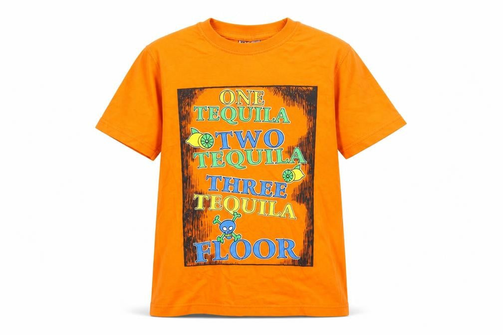 RDX Boys Orange   Basic T-Shirt Size 8 Years