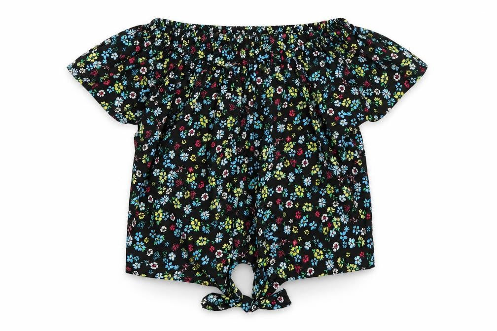 Newlook Girls Multicoloured Floral  Basic Blouse Size 11 Years