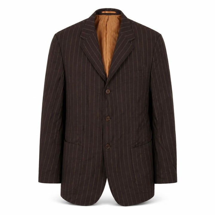 Preworn Mens Brown Jacket Blazer Size L