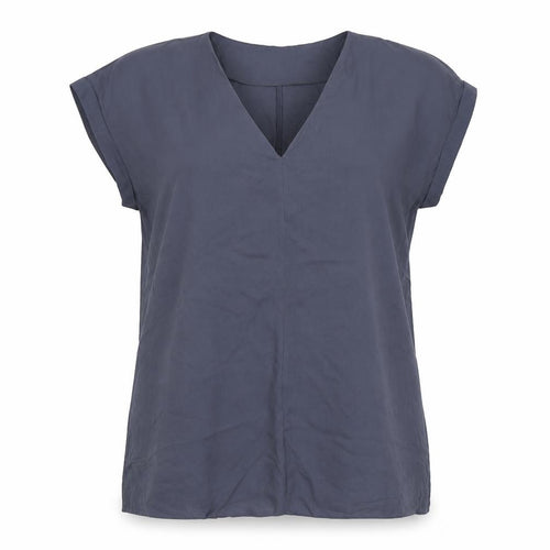 George Womens Grey  Chiffon Tunic T-Shirt Size 2