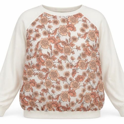 dorothy perkin Womens White Floral Knit Pullover Jumper Size 14  - chiffon front